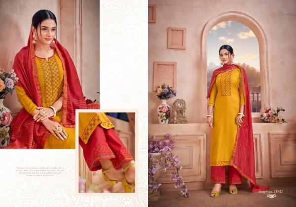 Panch Ratna Alfaaz Silk Designer Dress Material Collection